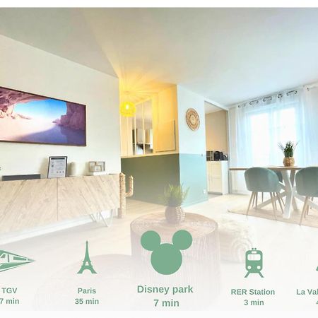 L'Organik Disney 7 Min Gare 5 Min Parking Prive Chessy  Exteriér fotografie